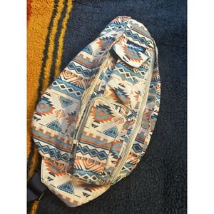 KAVU Rope Bag Sling Pack Aztec Southwestern Hiking Camping Travel Crossbody